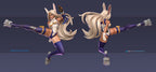 Rabbit Hero | Pin-Up Statue Fan Art Miniature Unpainted | Dinamuu3D