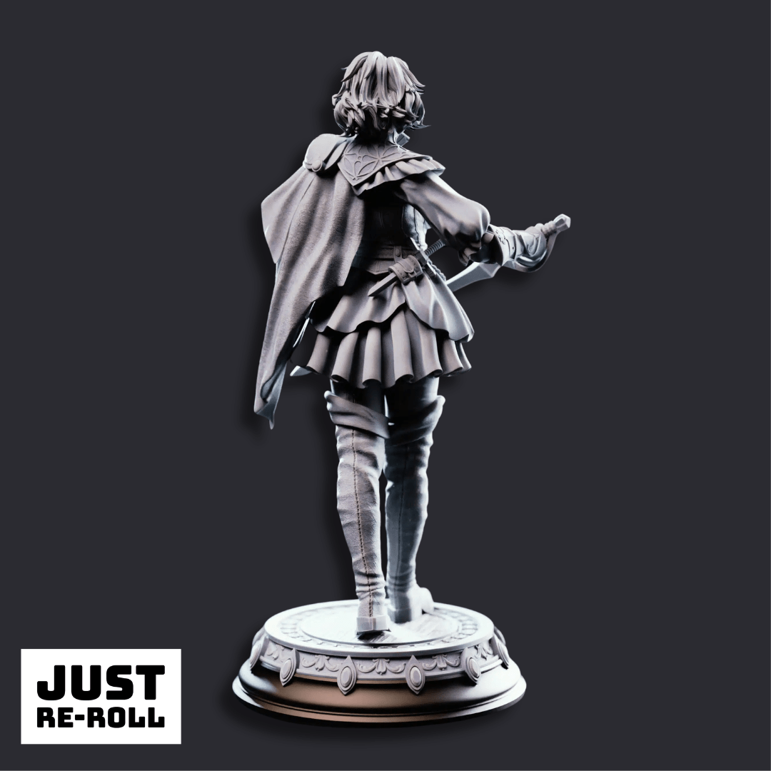 Victoria Asquith Lady Duellist - 3D Printed Rogue Character Miniature