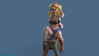 Mechanic Girl | Pin-Up Statue Fan Art Miniature Unpainted | Dinamuu3D