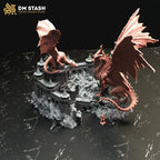 Dragonmaw Keep - 3D Printed Mountain Keep Terrain