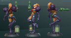 Bounty Hunter | Pin-Up Statue Fan Art Miniature Unpainted | Dinamuu3D