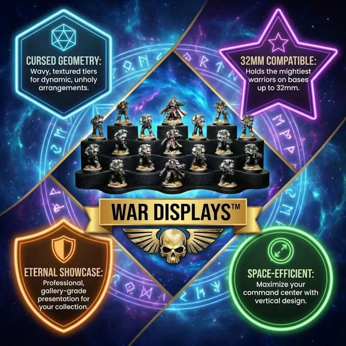 War Display Miniature Display Stand