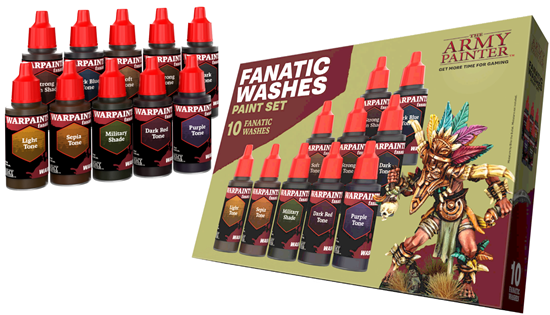 Army Painter Warpaints Fanatic Washes Paint Set