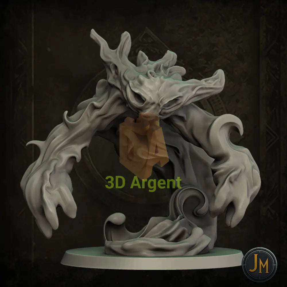 Water Elemental - Dungeons and Dragons (D&D), DragonLance, Frostgrave, Fantasy 3D Printed Resin Miniatures