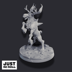 White Moose – 3D Printed Fantasy Creature Miniature