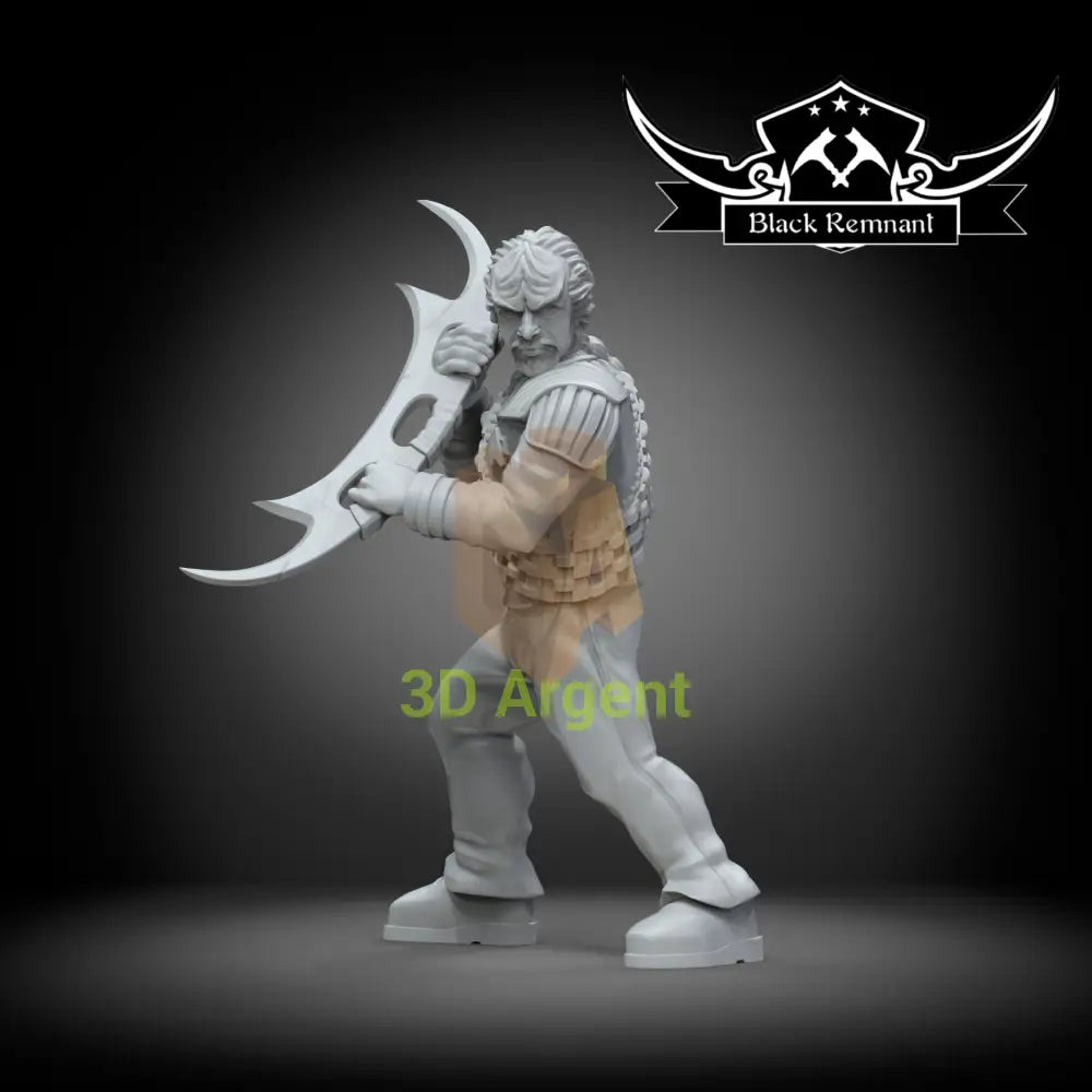 Worf Star Trek - Stargrave D&D 3D Printed Resin Miniatures