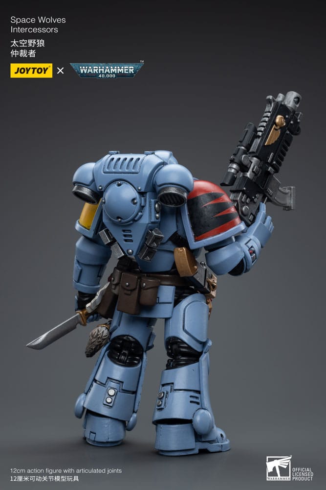 Joy Toy Warhammer 40k Space Wolves Intercessor 12cm
