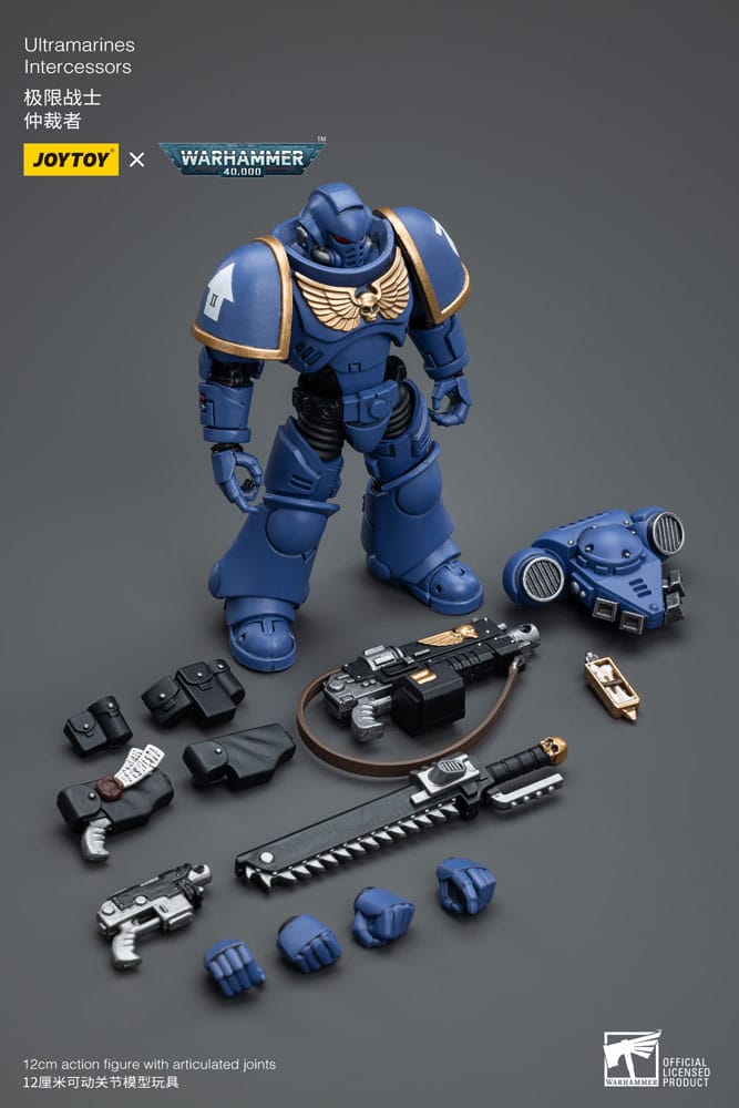 Joy Toy Warhammer 40k Ultramarines Intercessor 12cm