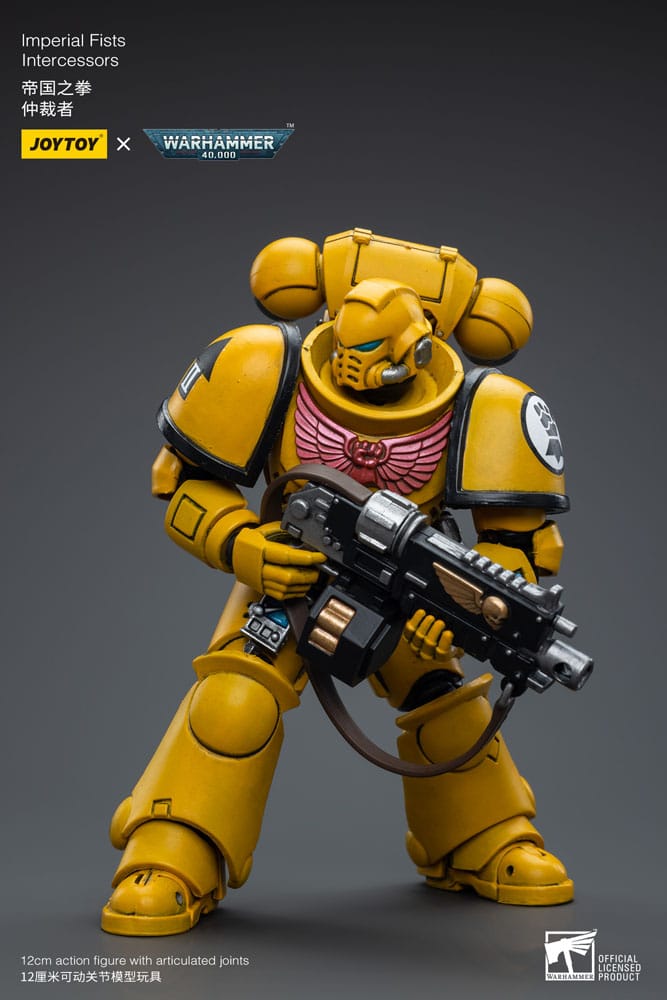 Joy Toy - Warhammer 40k Action Figure 1/18 Imperial Fists Intercessor 12cm