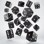 Q Workshop Dice Set Full Pack D6 Black (20)