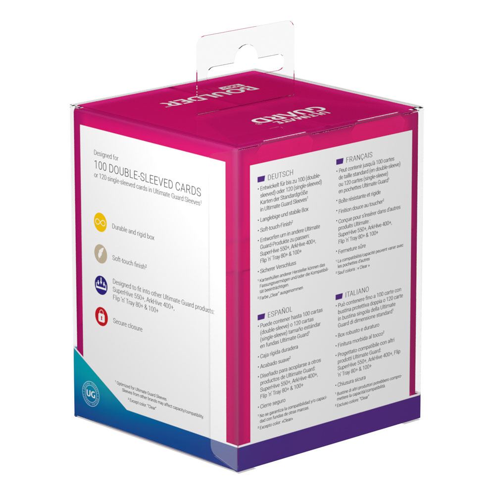 Ultimate Guard - Boulder Deck Case 100+ Rhodonite