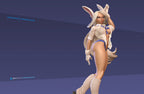 Rabbit Hero Uniform | Pin-Up Statue Fan Art Miniature Unpainted | Dinamuu3D