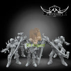 Yuuzhan vong warriors | Star Wars Legion Scale | 3D Printed Resin Miniature | Black Remnant Miniatures | 12K High Detail