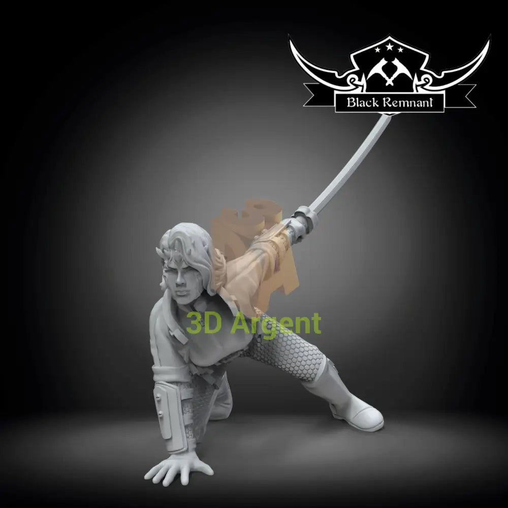 Zabrak Female Assassin - Star Wars Legion compatible 3D Printed Resin Miniatures