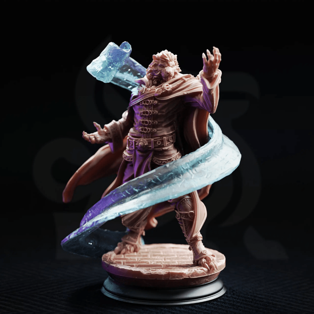 Za’kar Student of the Scroll - 3D Printed Sorcerer Miniature