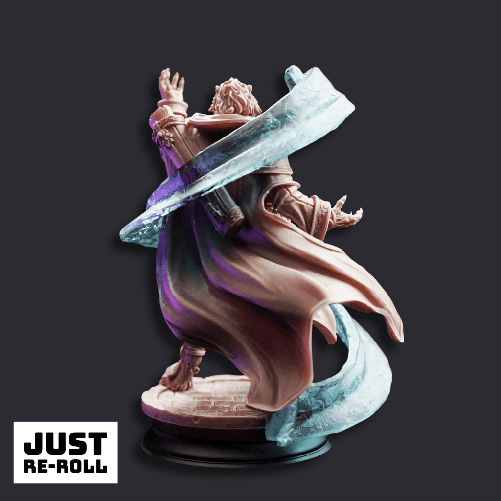 Za’kar Student of the Scroll - 3D Printed Sorcerer Miniature