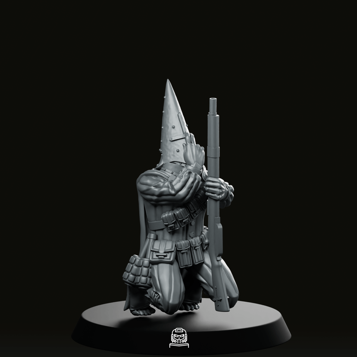Trench Soldier Zealot Praying Miniature