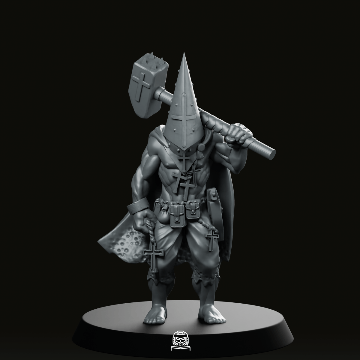 Trench Soldier Zealot With Hammer Miniature