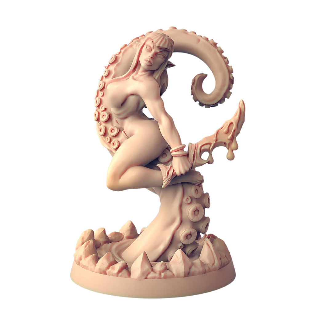 Zixrya Beauty of the Depths Pin-Up | Depth One Reavers | Fantasy D&D Miniature | Artisan Guild