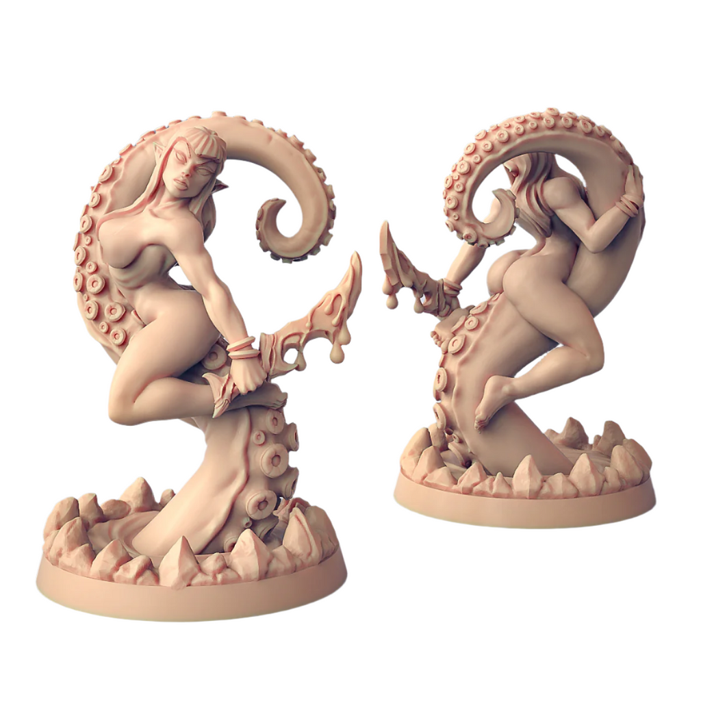 Zixrya Beauty of the Depths Pin-Up | Depth One Reavers | Fantasy D&D Miniature | Artisan Guild