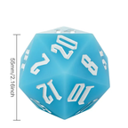 Jester's Bounce | 55mm Luminous D20 Silicone | Blue
