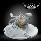 Zyggerian on Brezak | Star Wars Legion Scale | 3D Printed Resin Miniature | Black Remnant Miniatures | 12K High Detail