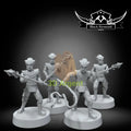 Zyggerian royal guards | Star Wars Legion Scale | 3D Printed Resin Miniature | Black Remnant Miniatures | 12K High Detail